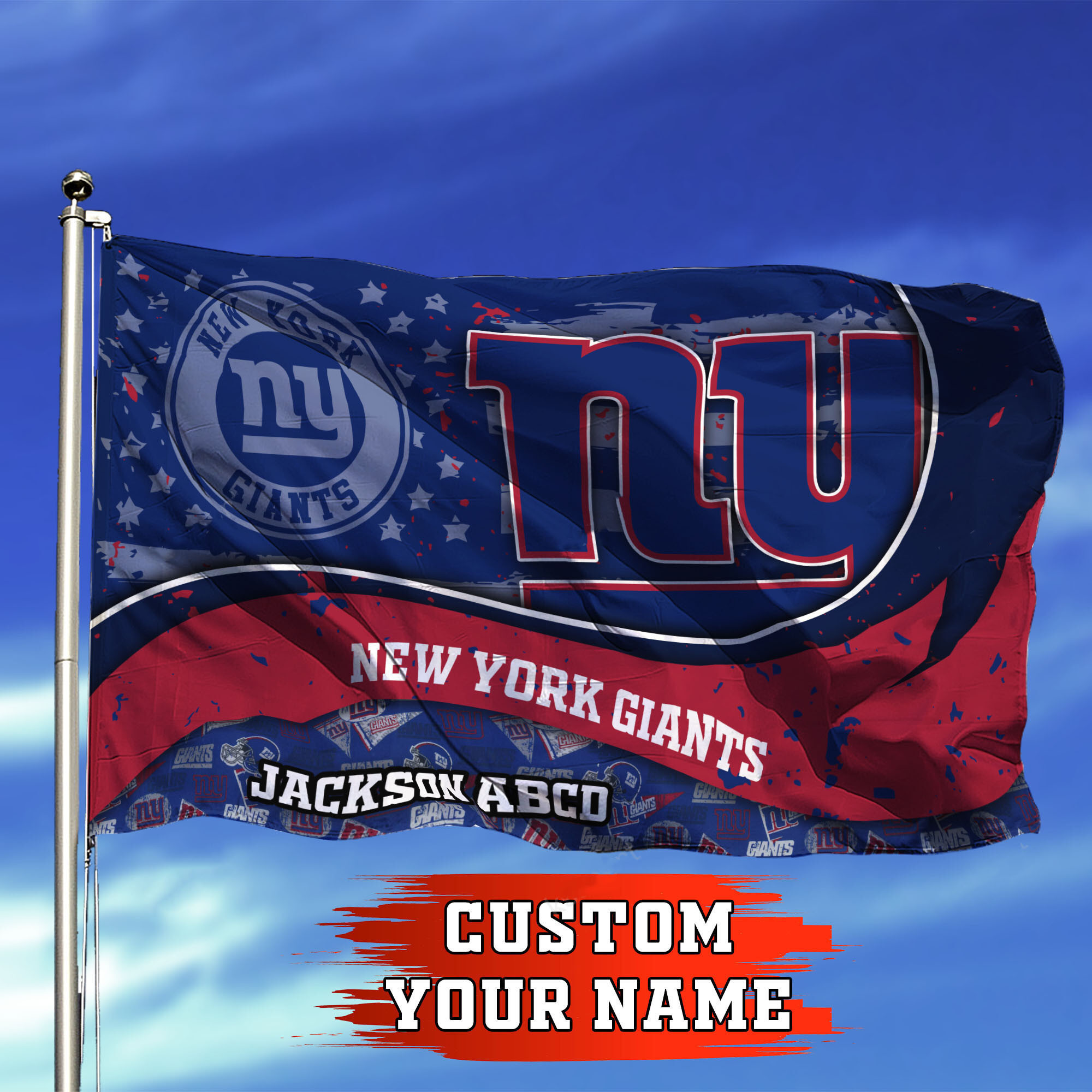 new york giants personalized flag 326 yq8bf