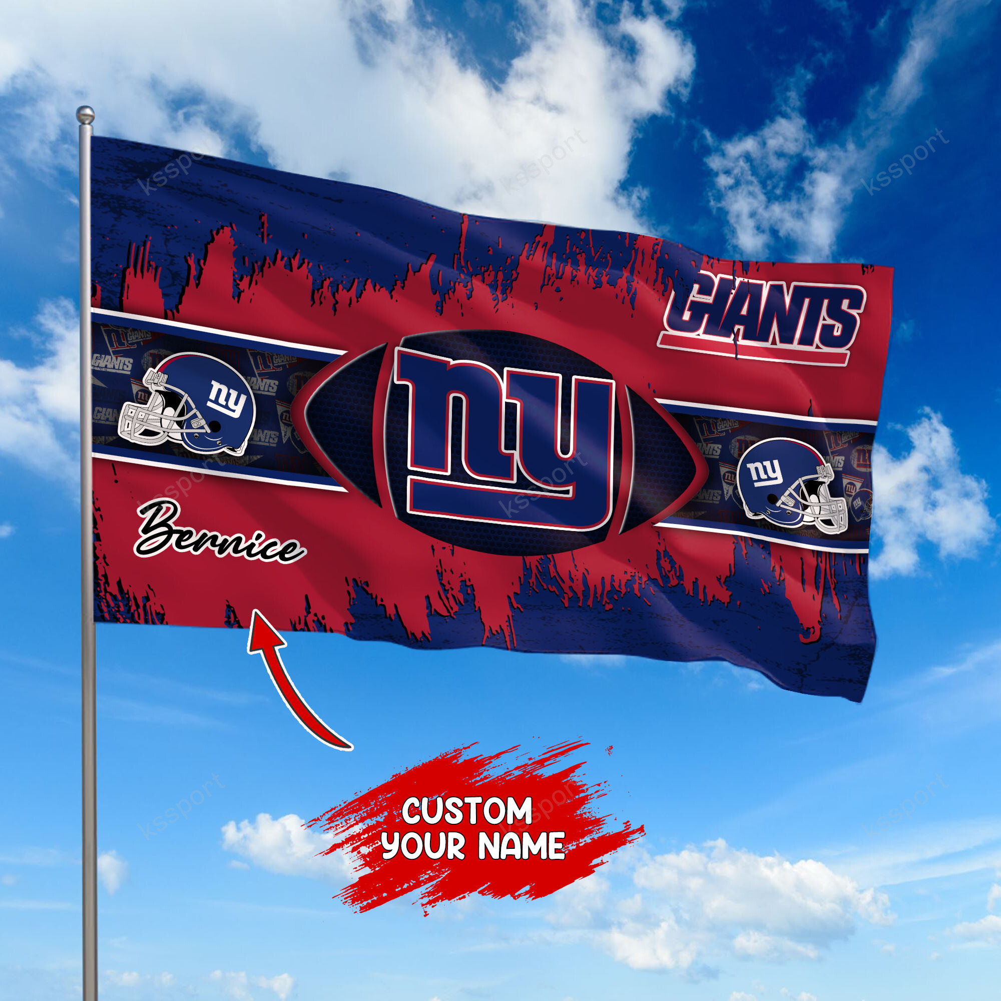 new york giants personalized flag 395 gywoy