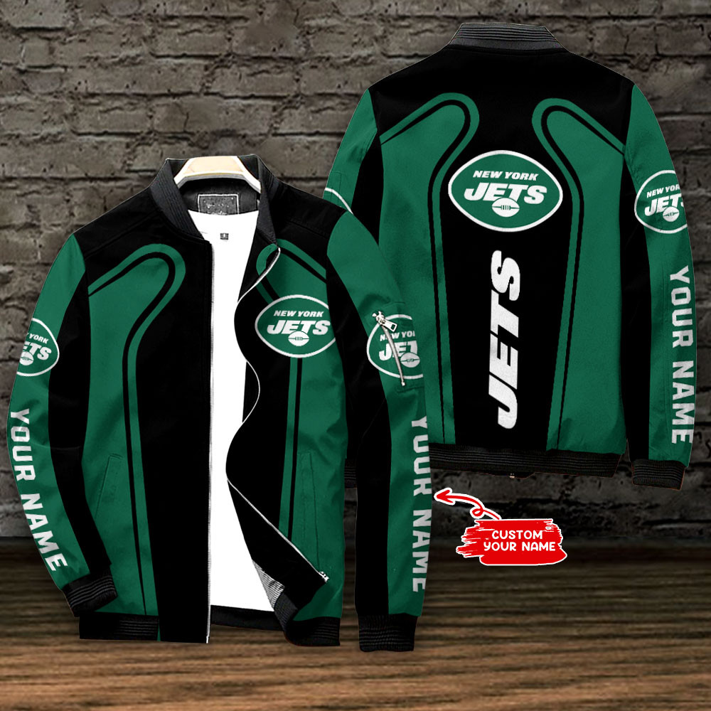 new york jets personalized bomber jacket bg805 zrfbi