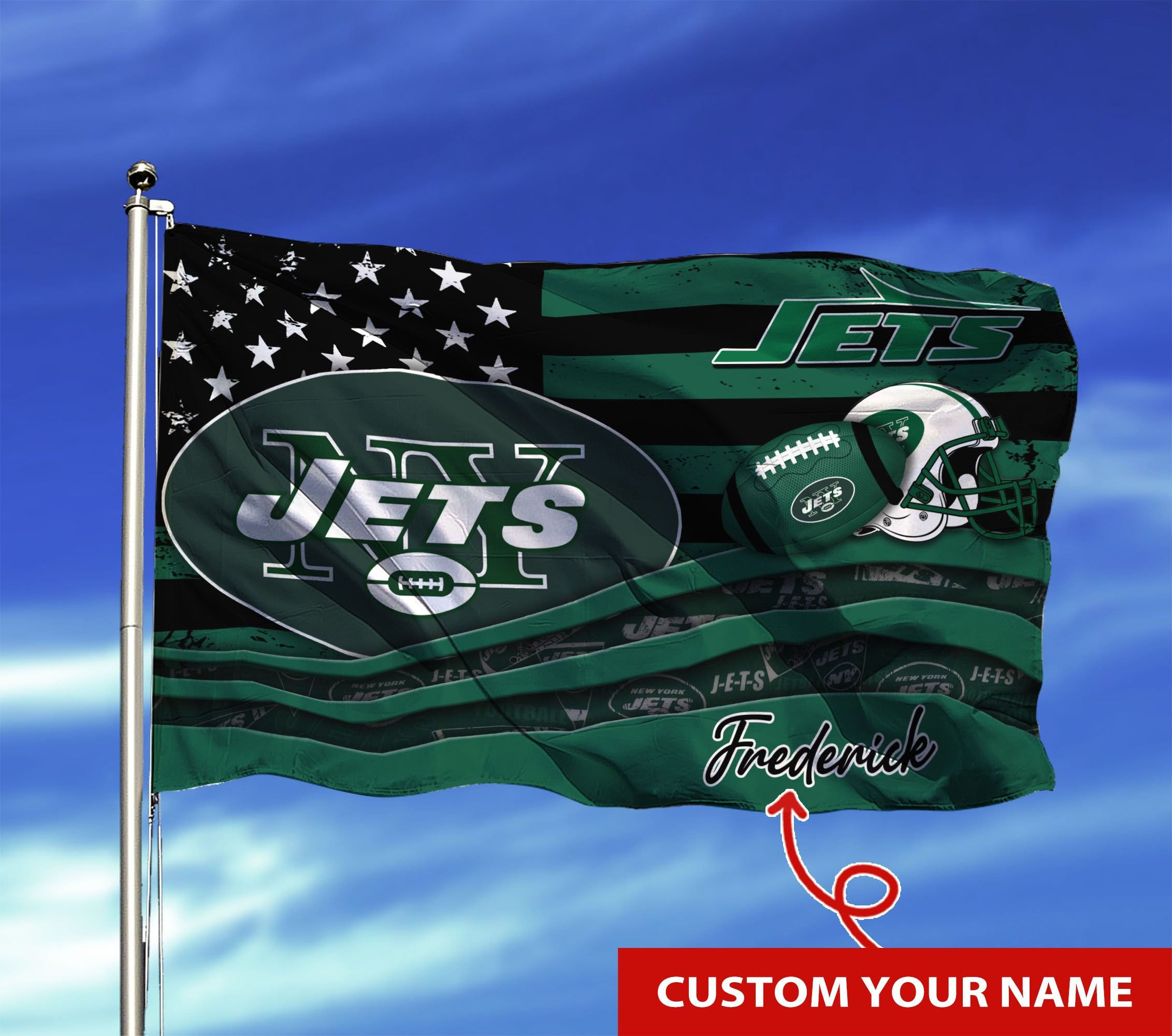 new york jets personalized flag 23 jv5jt