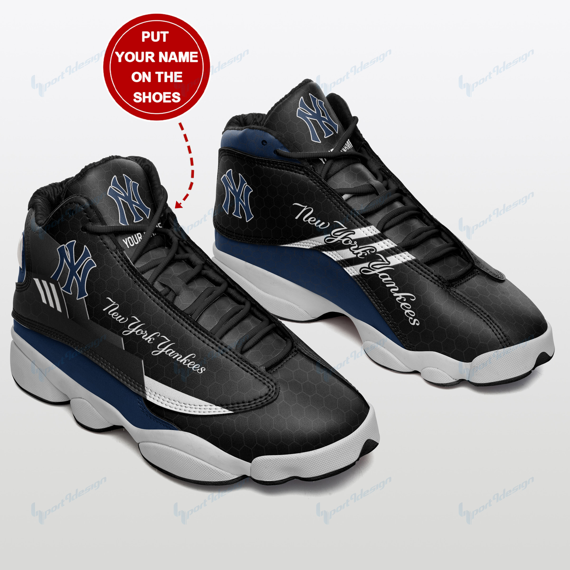 new york yankees personalized ajd13 sneakers bg129 dexsc