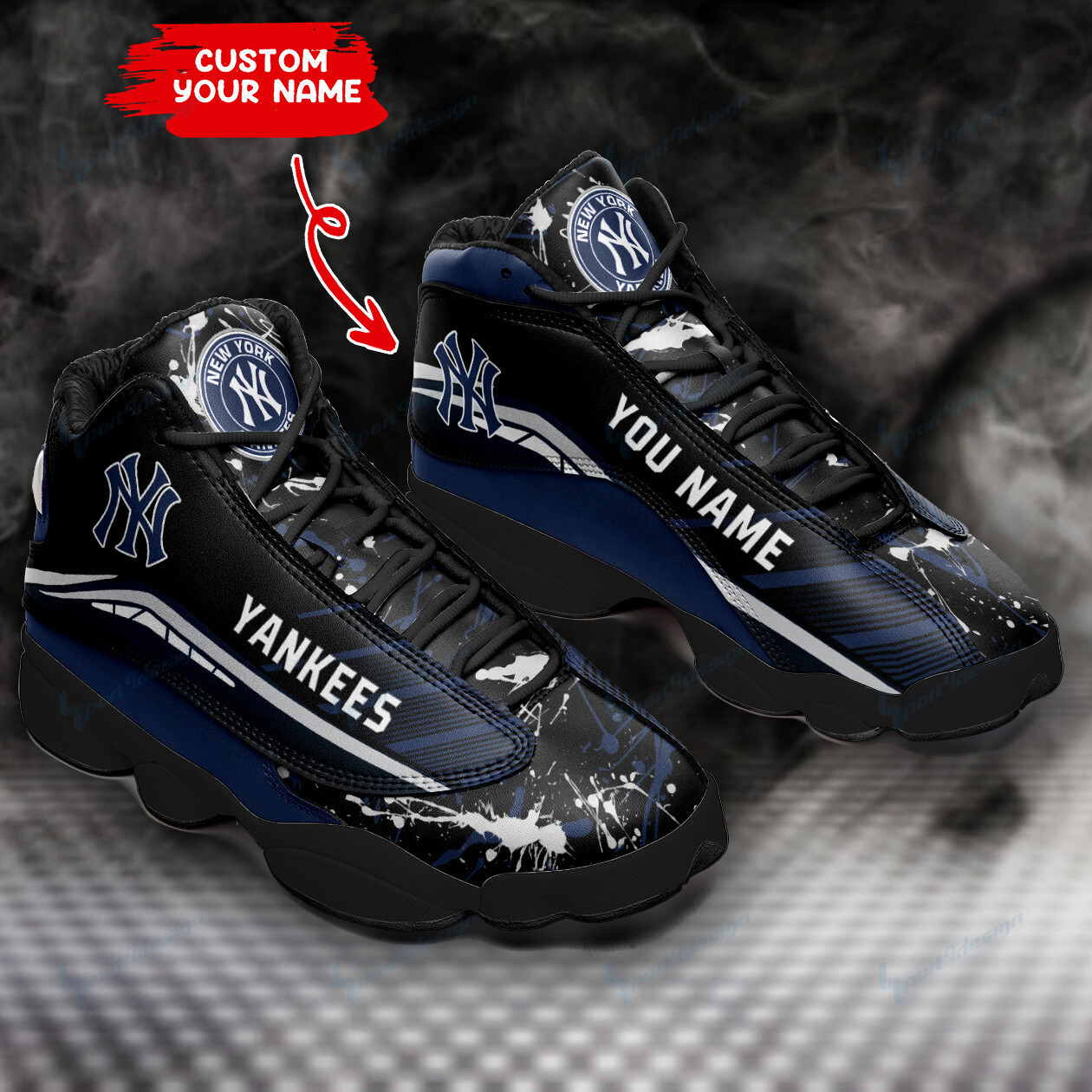 new york yankees personalized ajd13 sneakers bg139 cuxnq