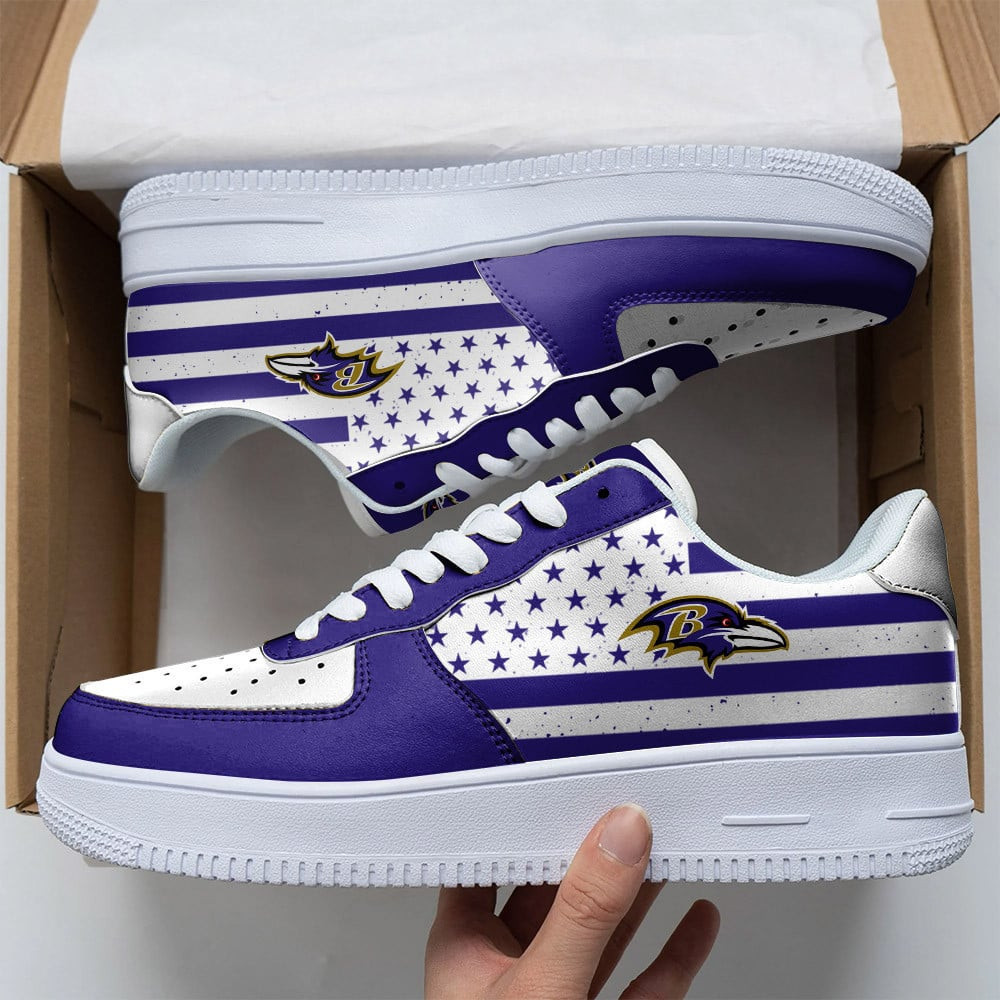 nfl baltimore ravens air force 1 sneakers me1qa