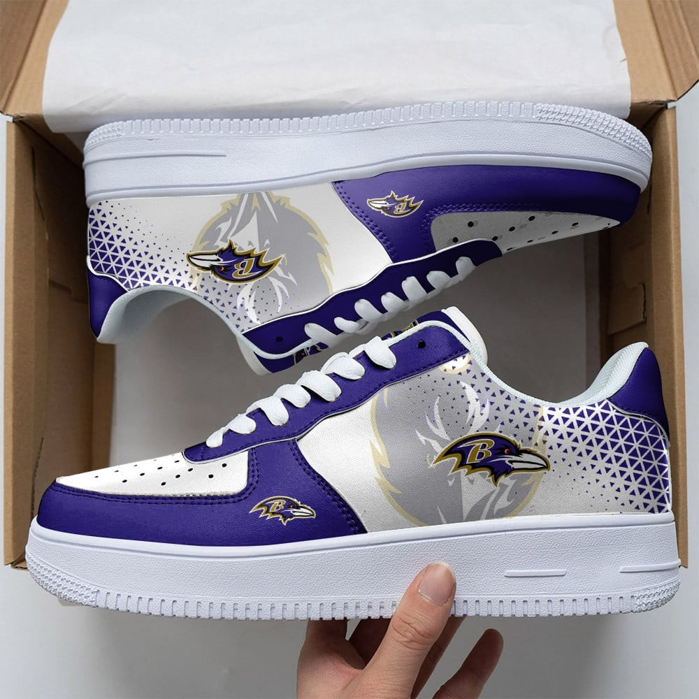 nfl baltimore ravens air force 1 sneakers rvnrp