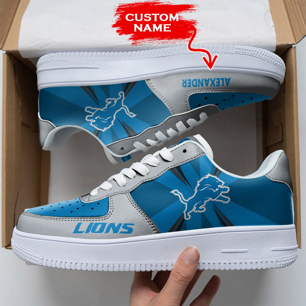 nfl detroit lions custom air force 1 sneakers pmygu