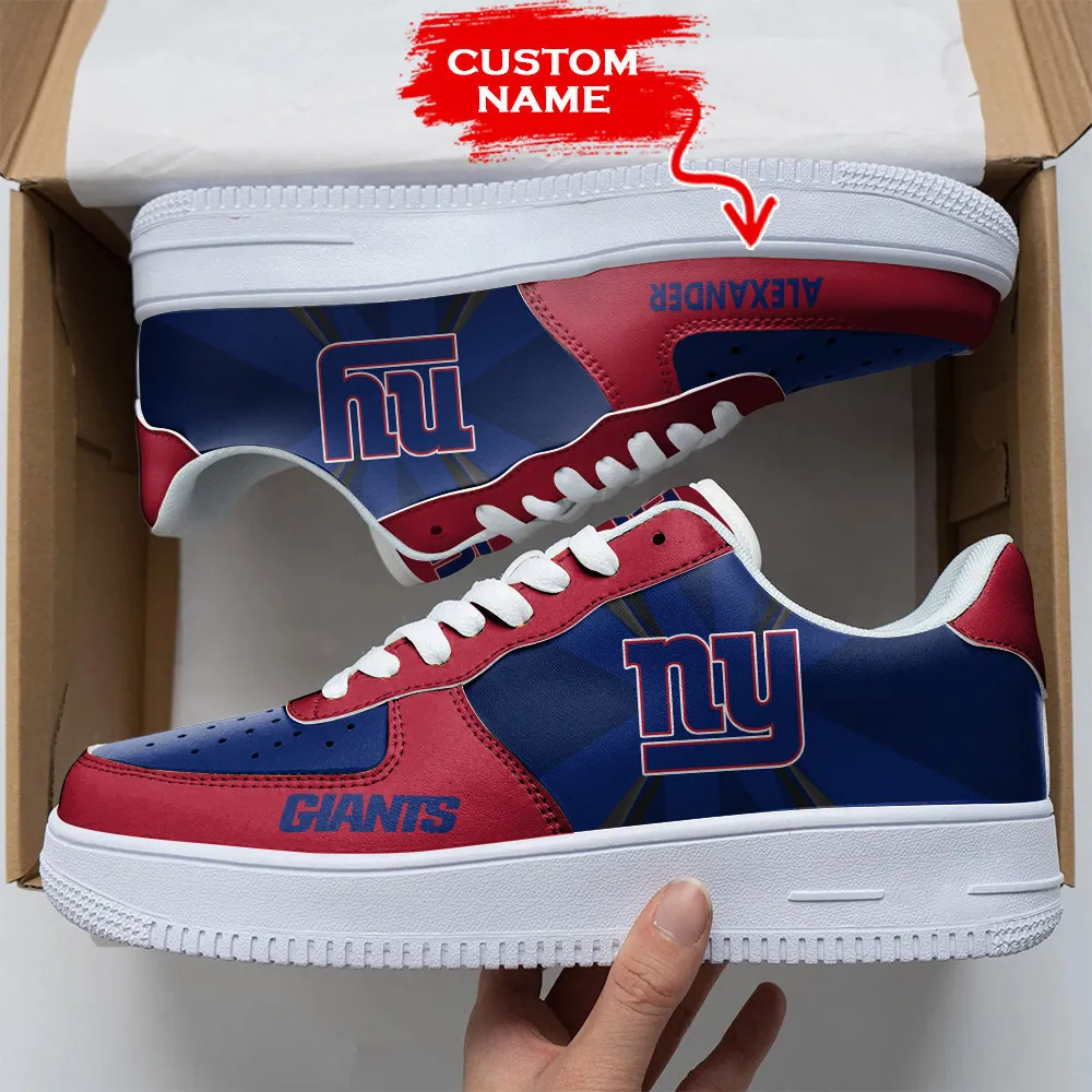 nfl new york giants custom air force 1 sneakers f4lij
