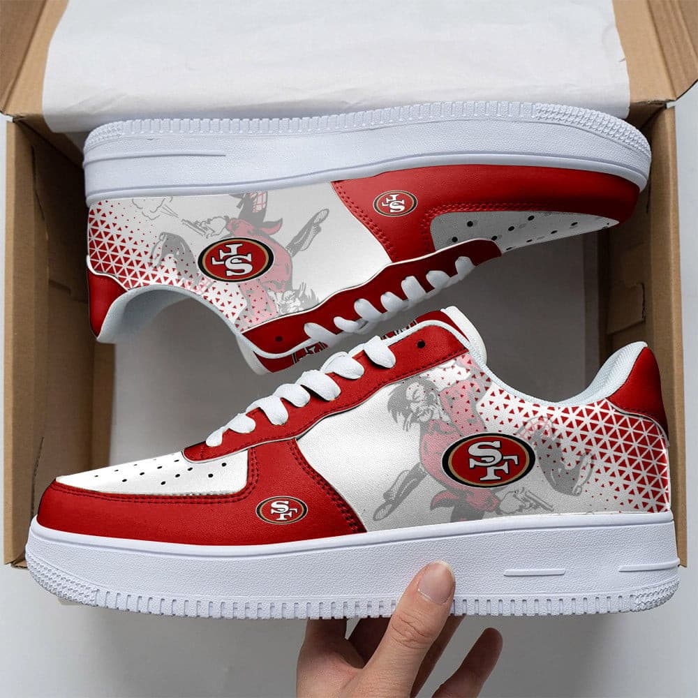 nfl san francisco 49ers air force 1 sneakers djtcp