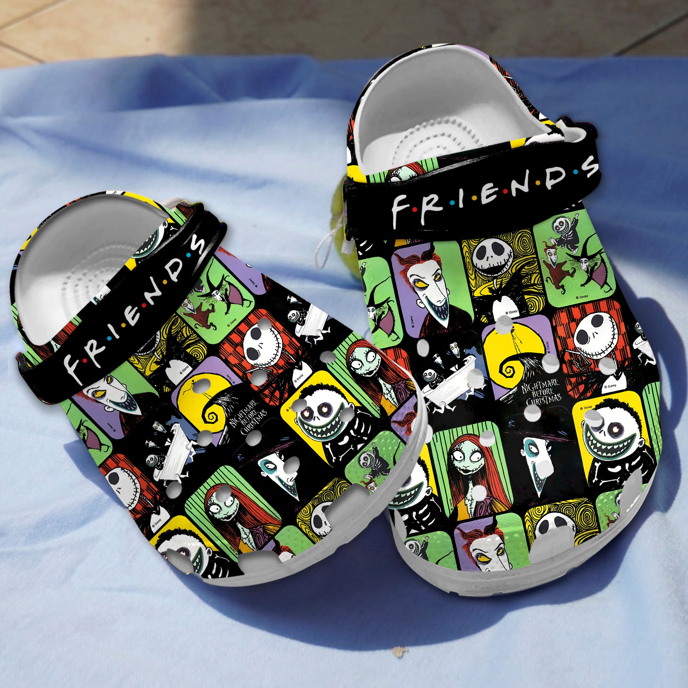 nightmare before chirstmas friends black clogs for kids 26 adults fcedg