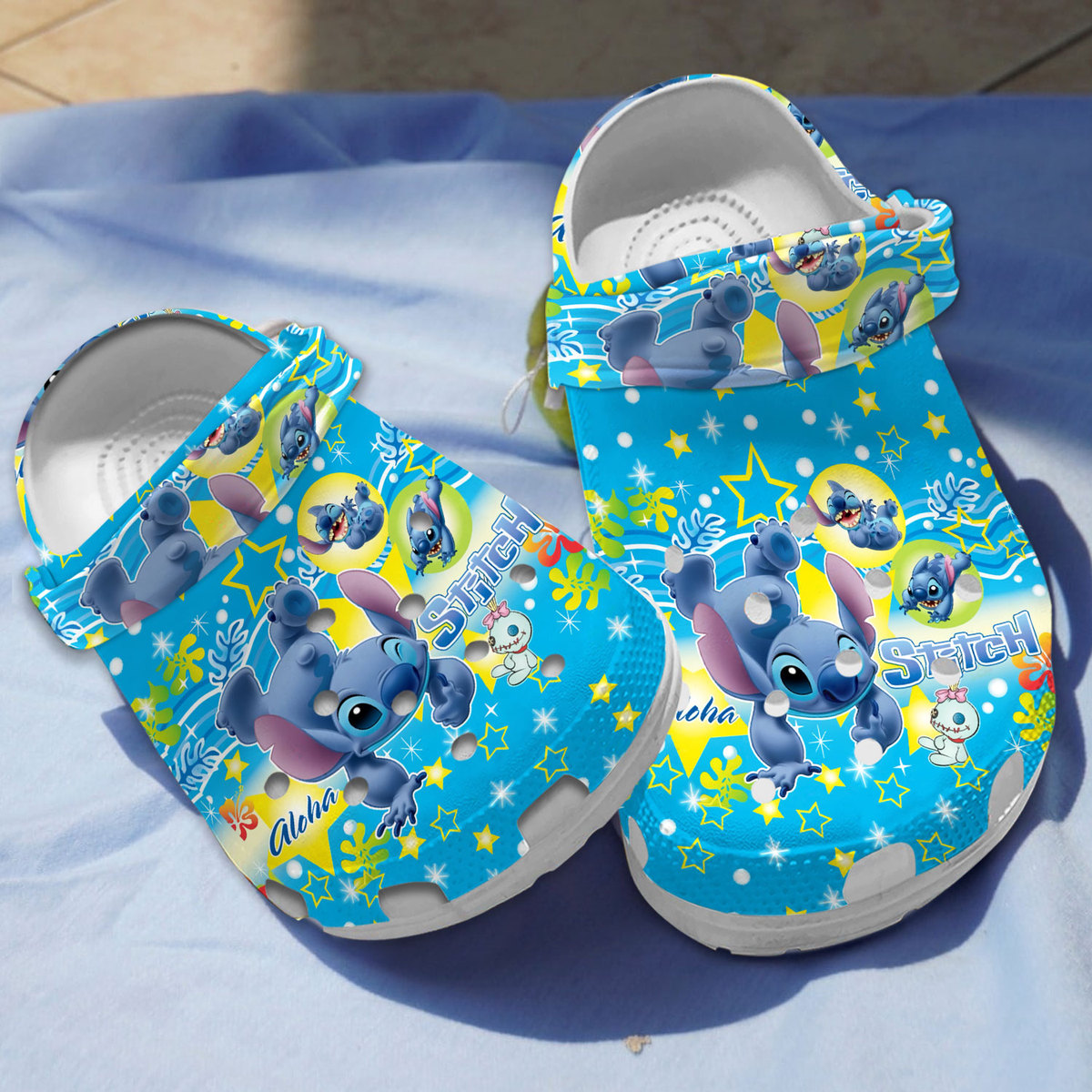 non slip 26 comfortable sitch aloha blue clogs for kids 26 adults y9bhp