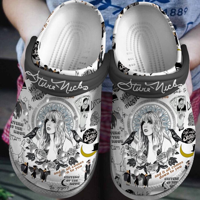 non slip 26 comfortable steve nicks music clogs unique gift for fans bawpz