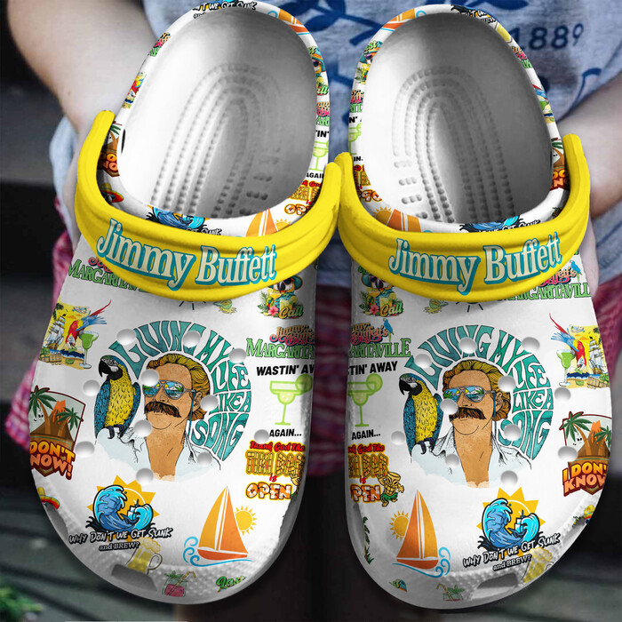 non slip 26 durable jimmy buffett music clogs shoes pomcw