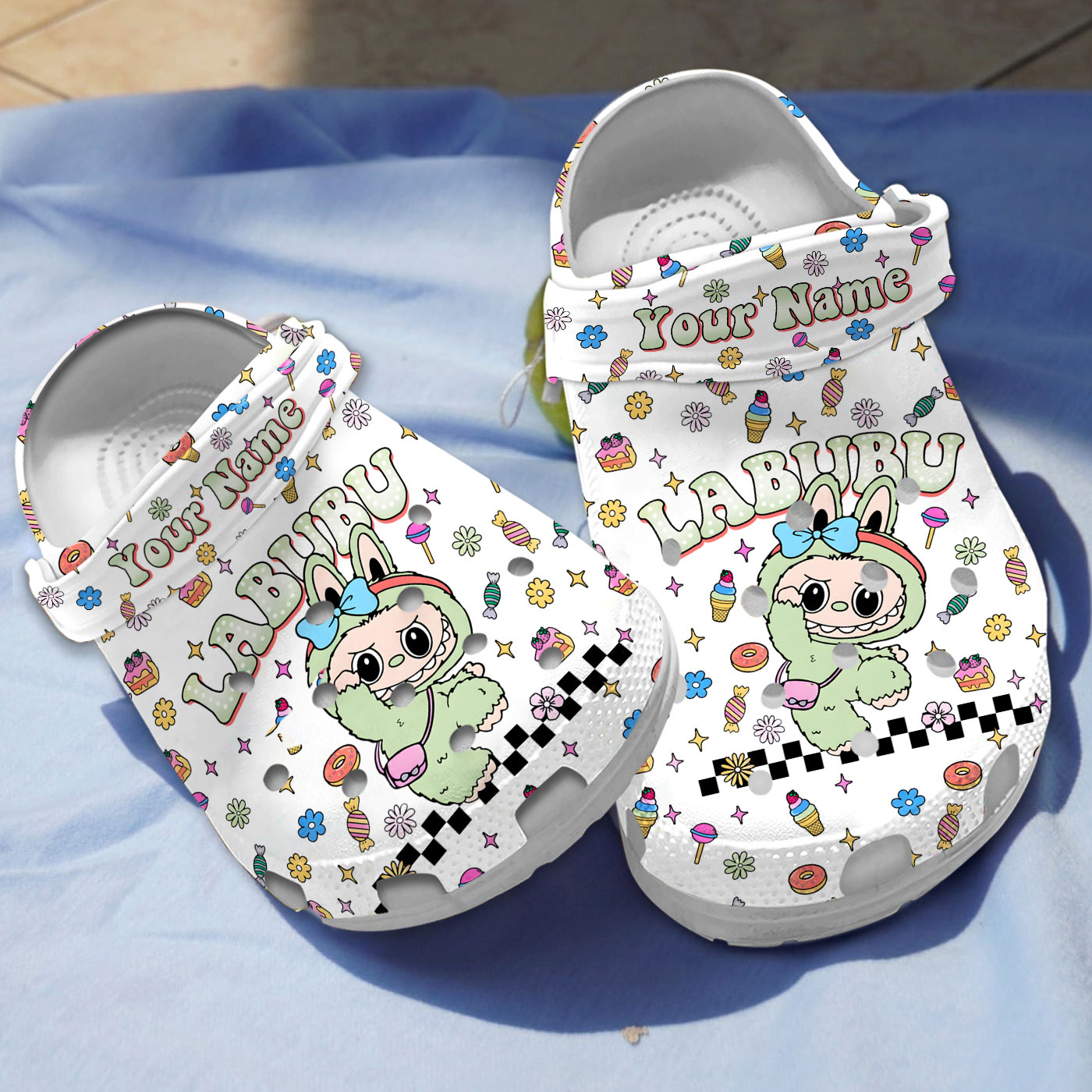 non slip 26 durable labubu doll cartoon clogs for kids 26 adults g0atn