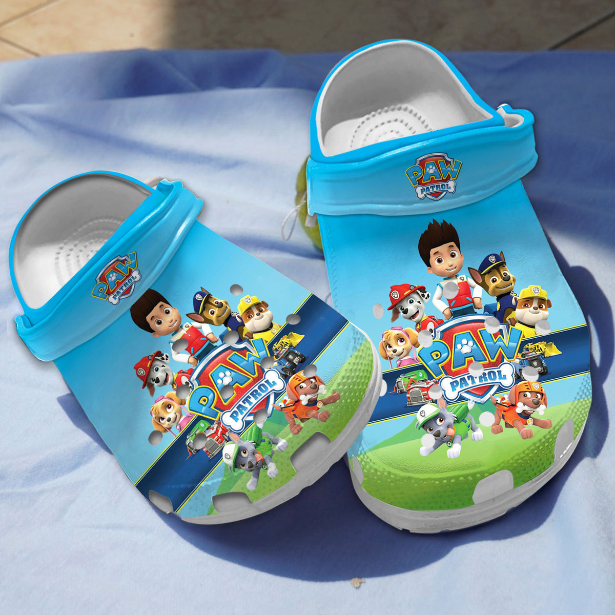 non slip and comfortable paw patrol cartoon crocs yicj7