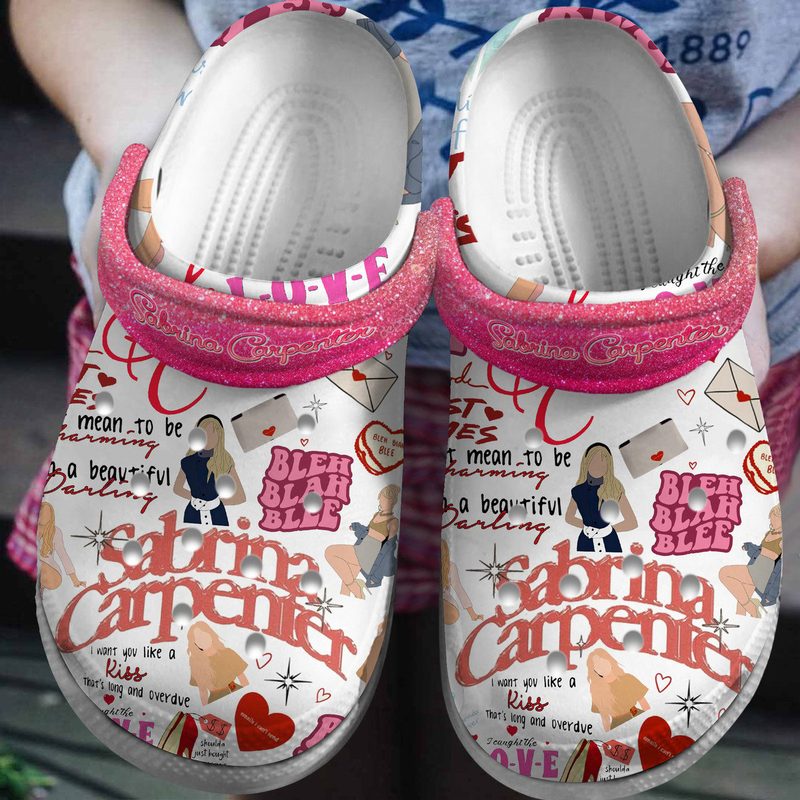 non slip and lightweight sabrina carpenter white clogs shoes for fans shop now nzpno
