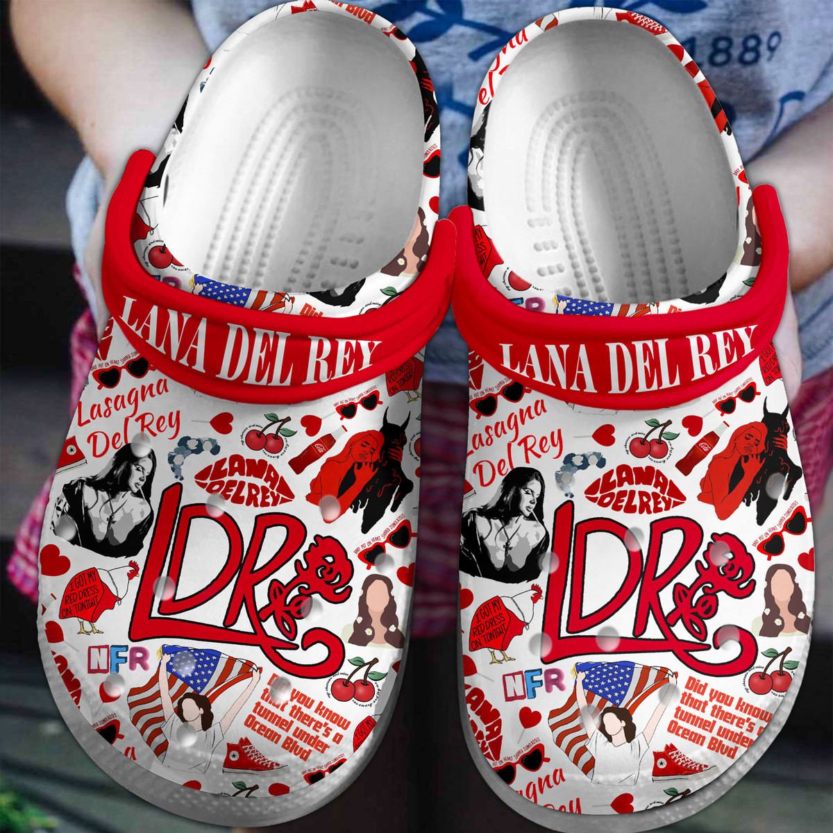 non slip lana del rey music clogs for kids and adults zygzn
