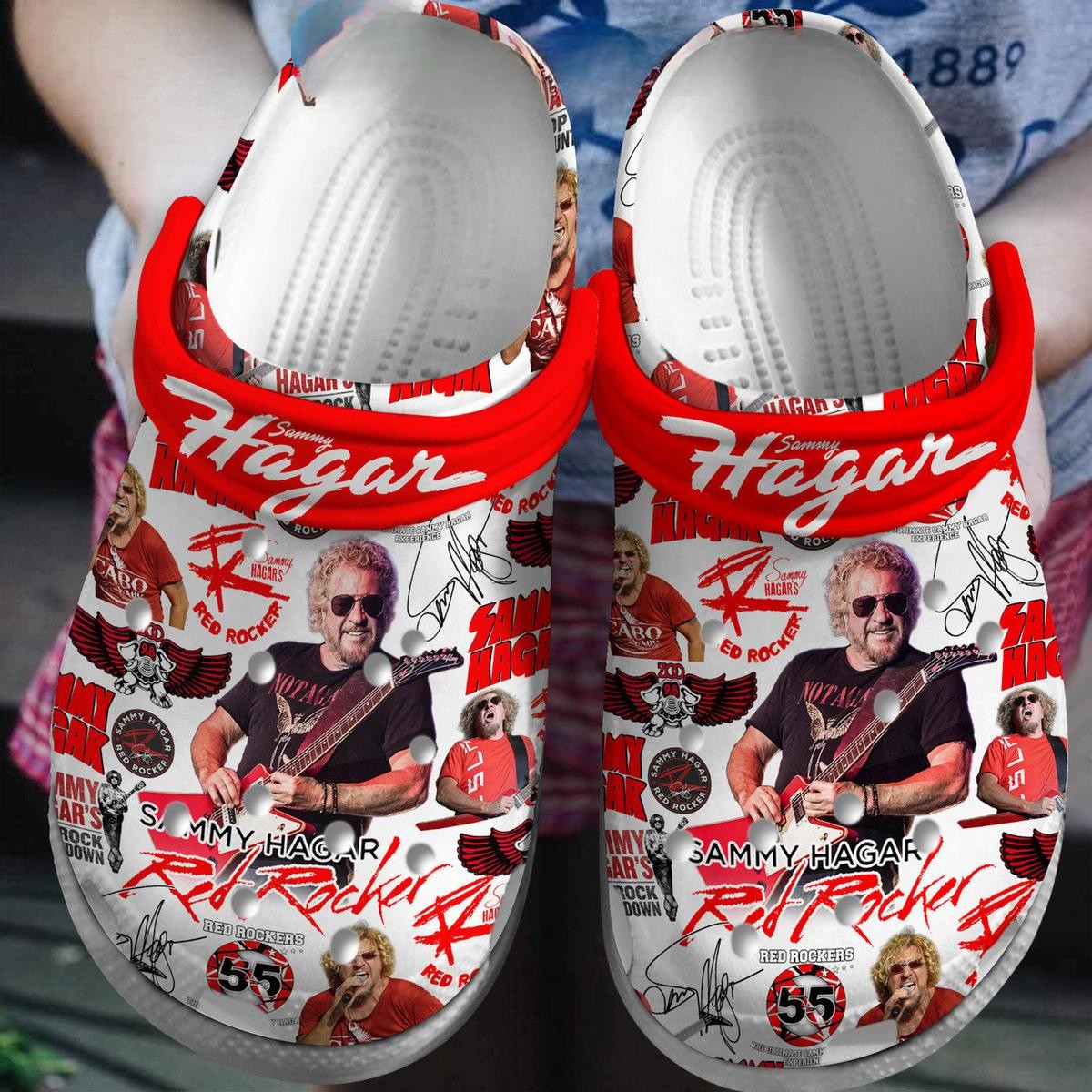 non slip sammy hagar music clogs fast shipping worldwide h8wio