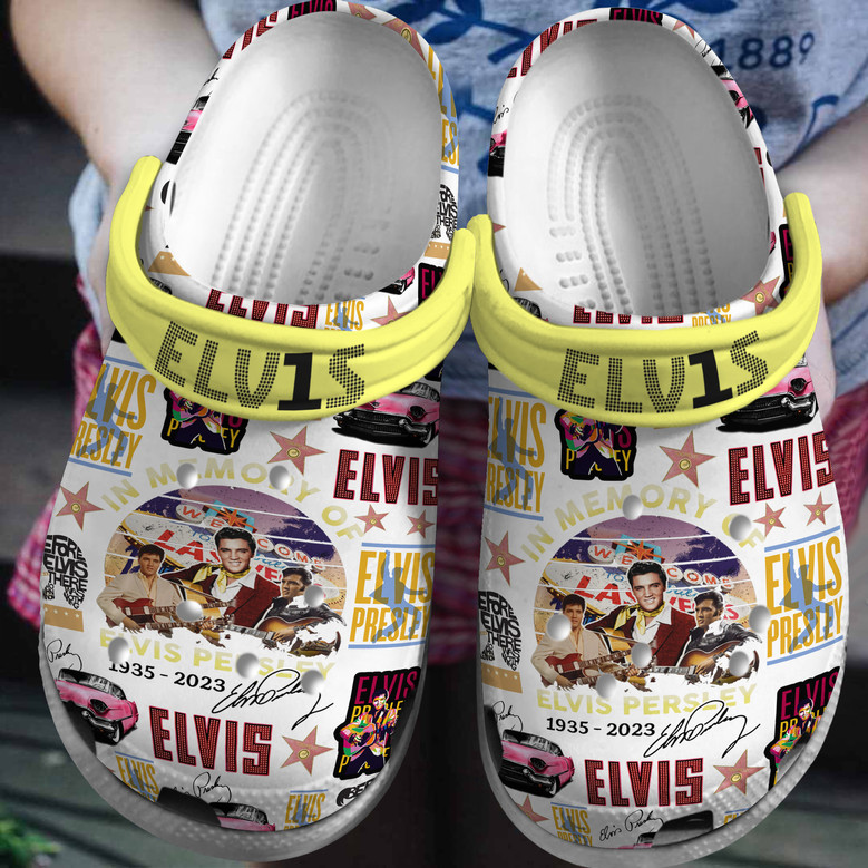 non slip shoes elvis presley music clogs for kids and adults h46lo