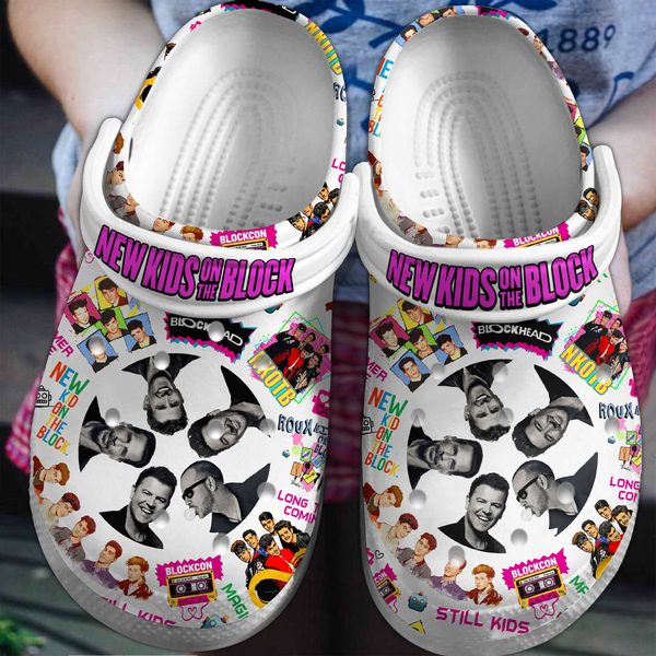 non slip white slippers new kids on the block music clogs fast shipping worlwide s3wll