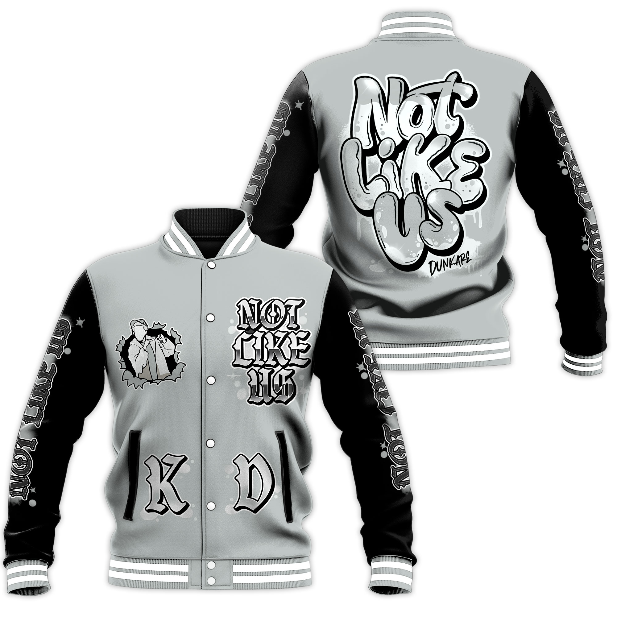 not like us kendrick lamar stylish design baseball jacket 62yzg