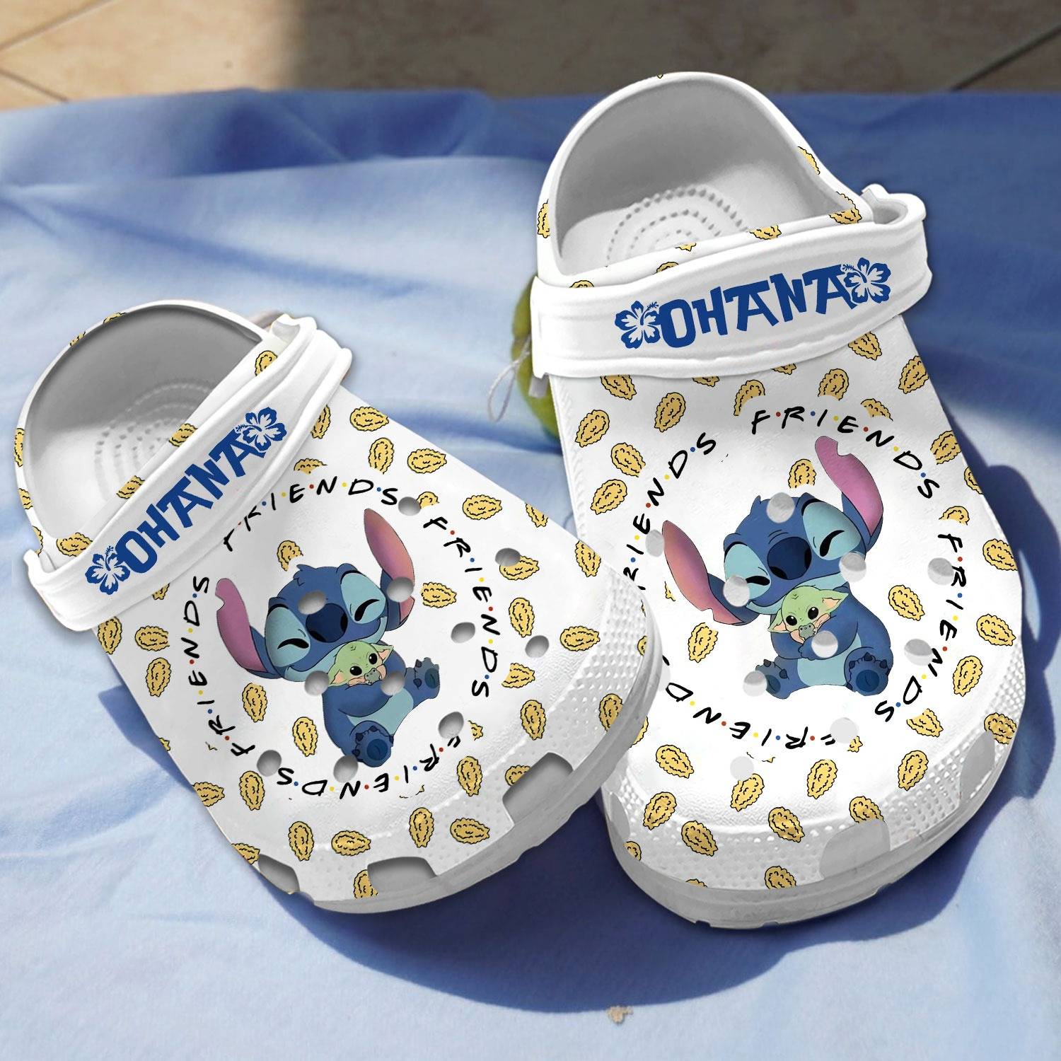 ohana funny stitch friends cartoon clogs for kids 26 adults 1h9cq