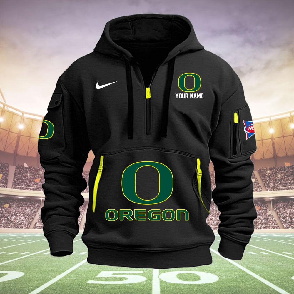 oregon ducksquarter zip hoodie 4qmy8