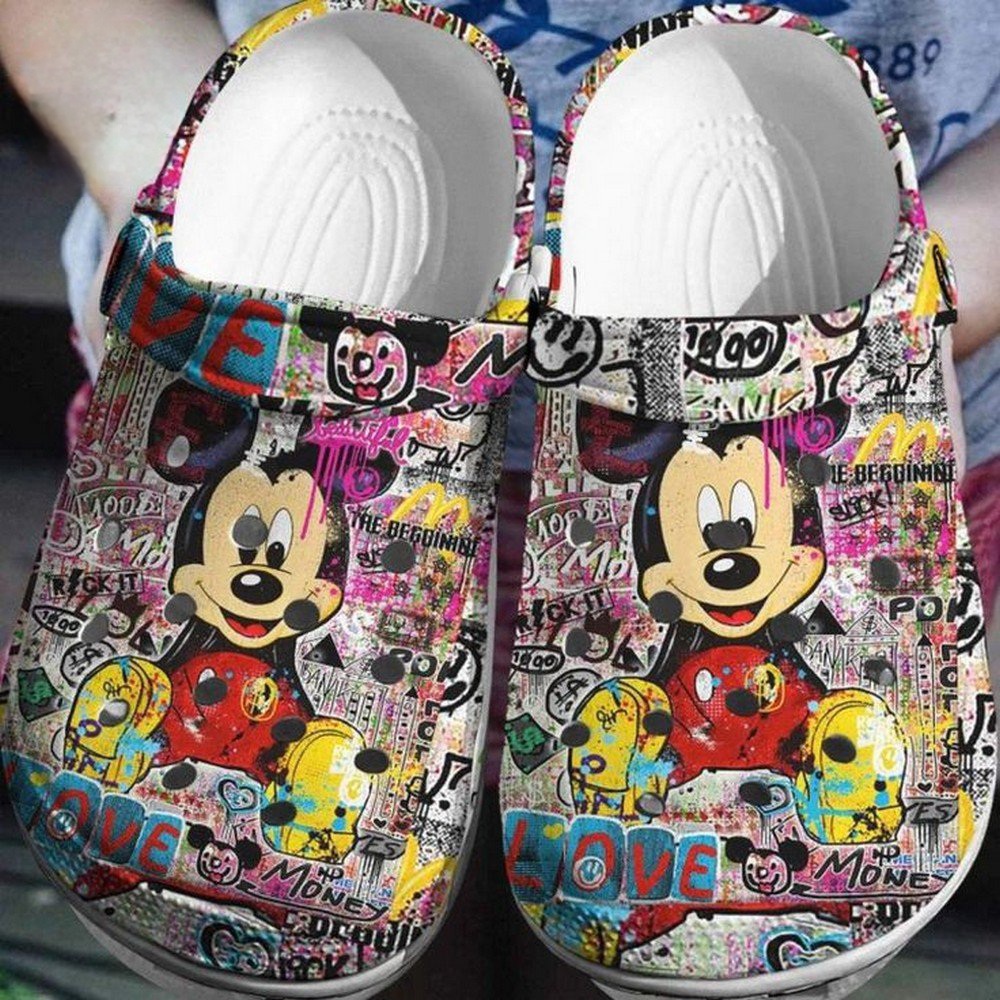 painting love mickey mouse clogs for kids 26 adults lwagd