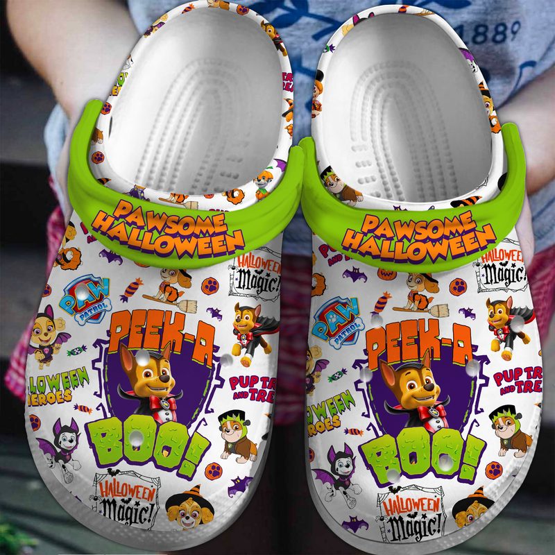pawsome halloween boo clogs shoes qyqg6