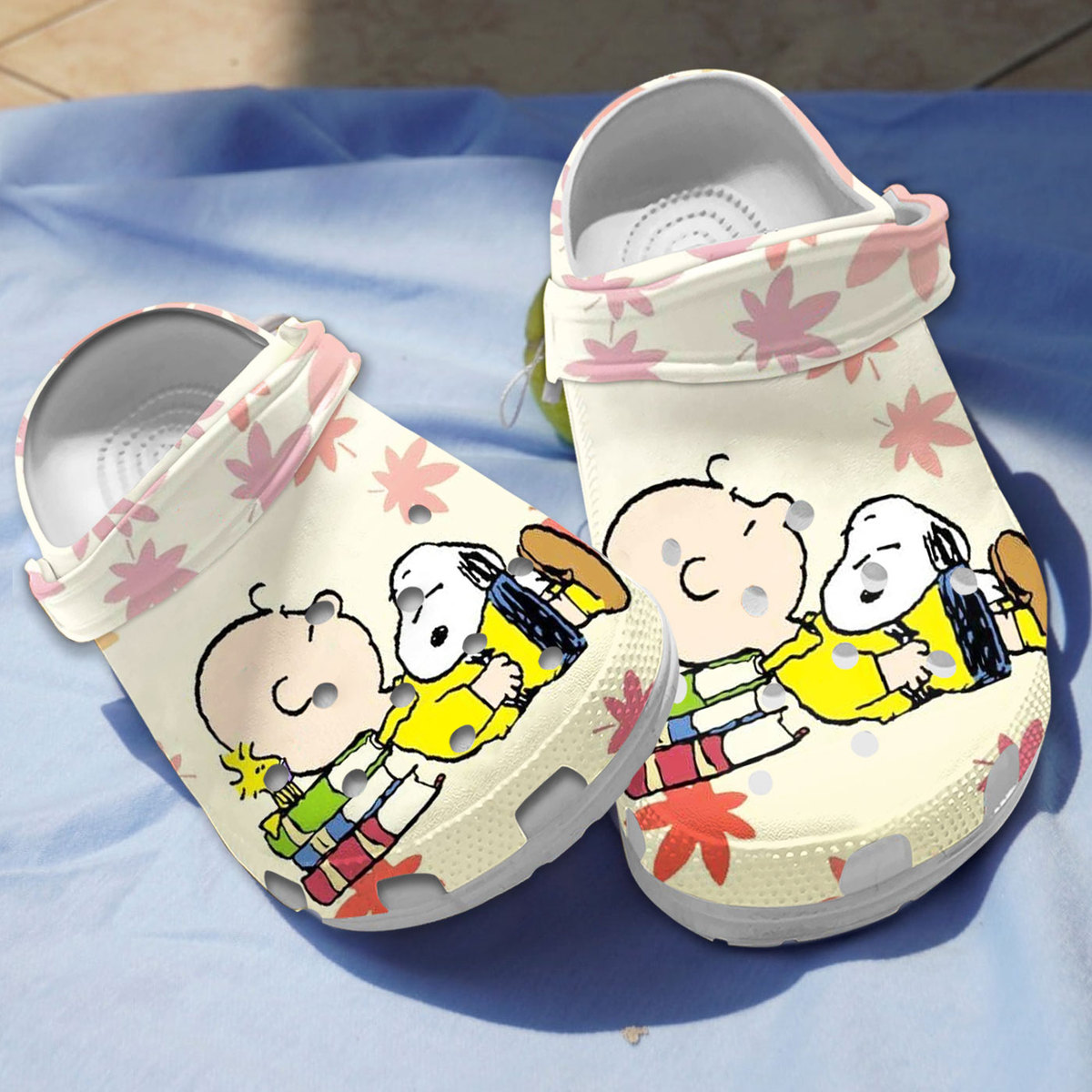 peanuts snoopy cartoon classic crocs for kids and adults fjyle