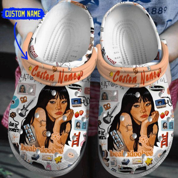 personalized beabodoobee it girl 2024 music clogs shoes 8cddu