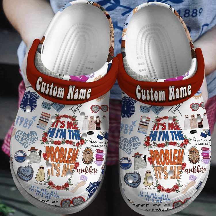 personalized clogs singer taylor swift classic slippers shop now 4feft
