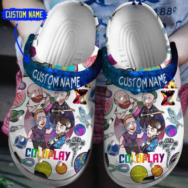 personalized cute cold play music band clogs shoes 4gylq