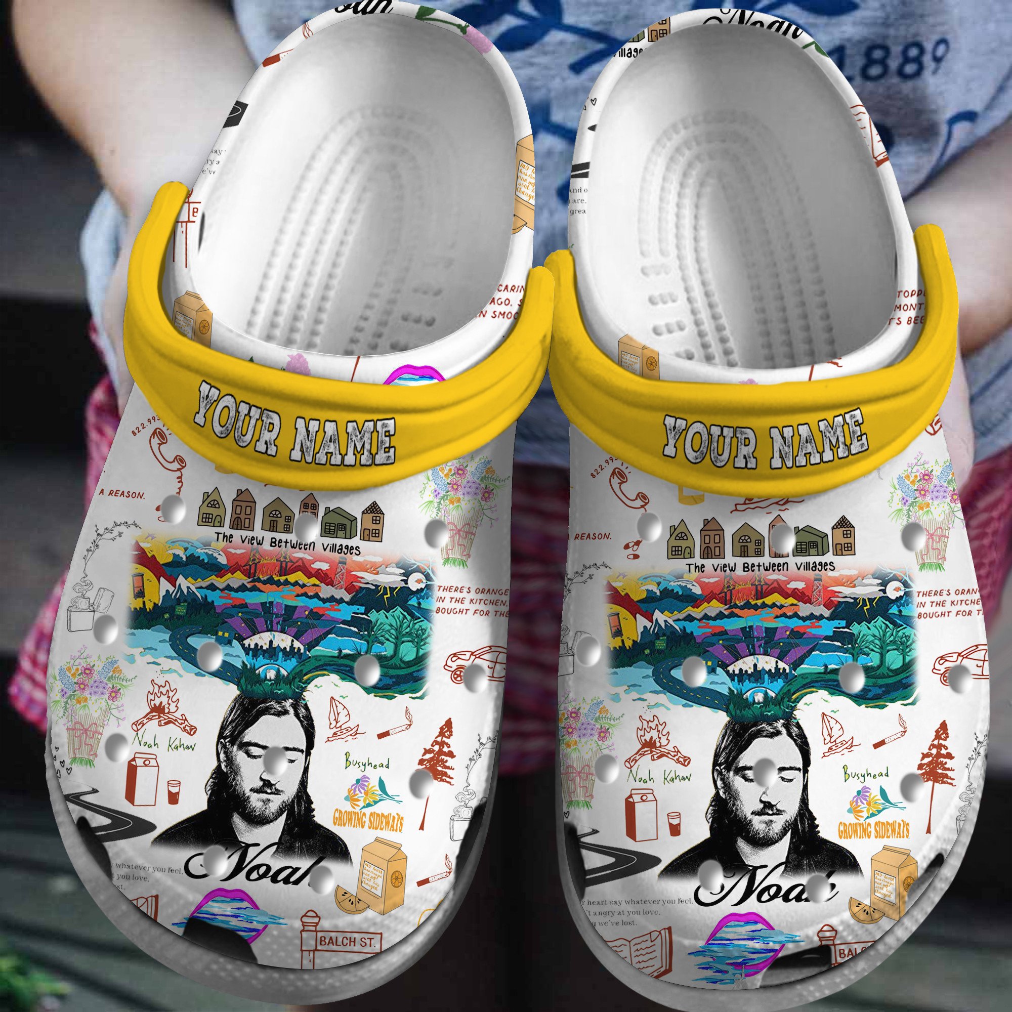 personalized energentic noah kahan music clogs for kids and adults hp2f0