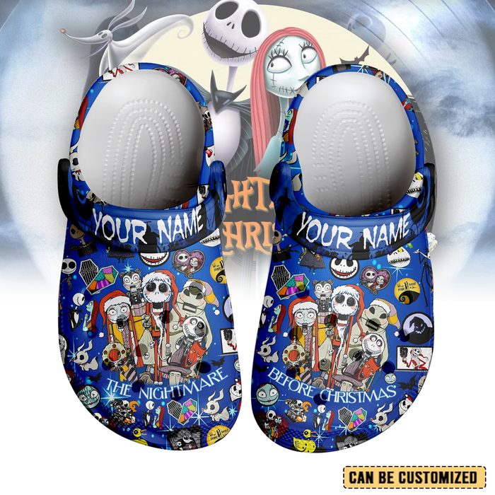 personalized nightmare before christmas clogs slippers 3cevy