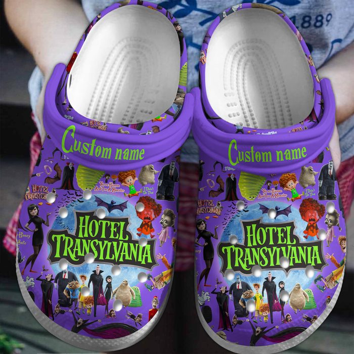 personalized purple clogs hotel transylvania series clogs perfect footwear for men 26 women 8psic