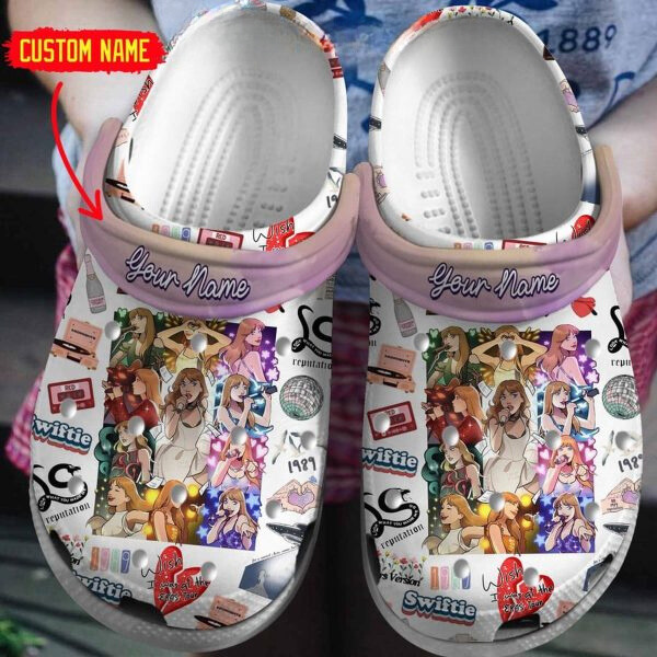 personalized taylor swift swiftie clogs unique gift for swifties pagbf