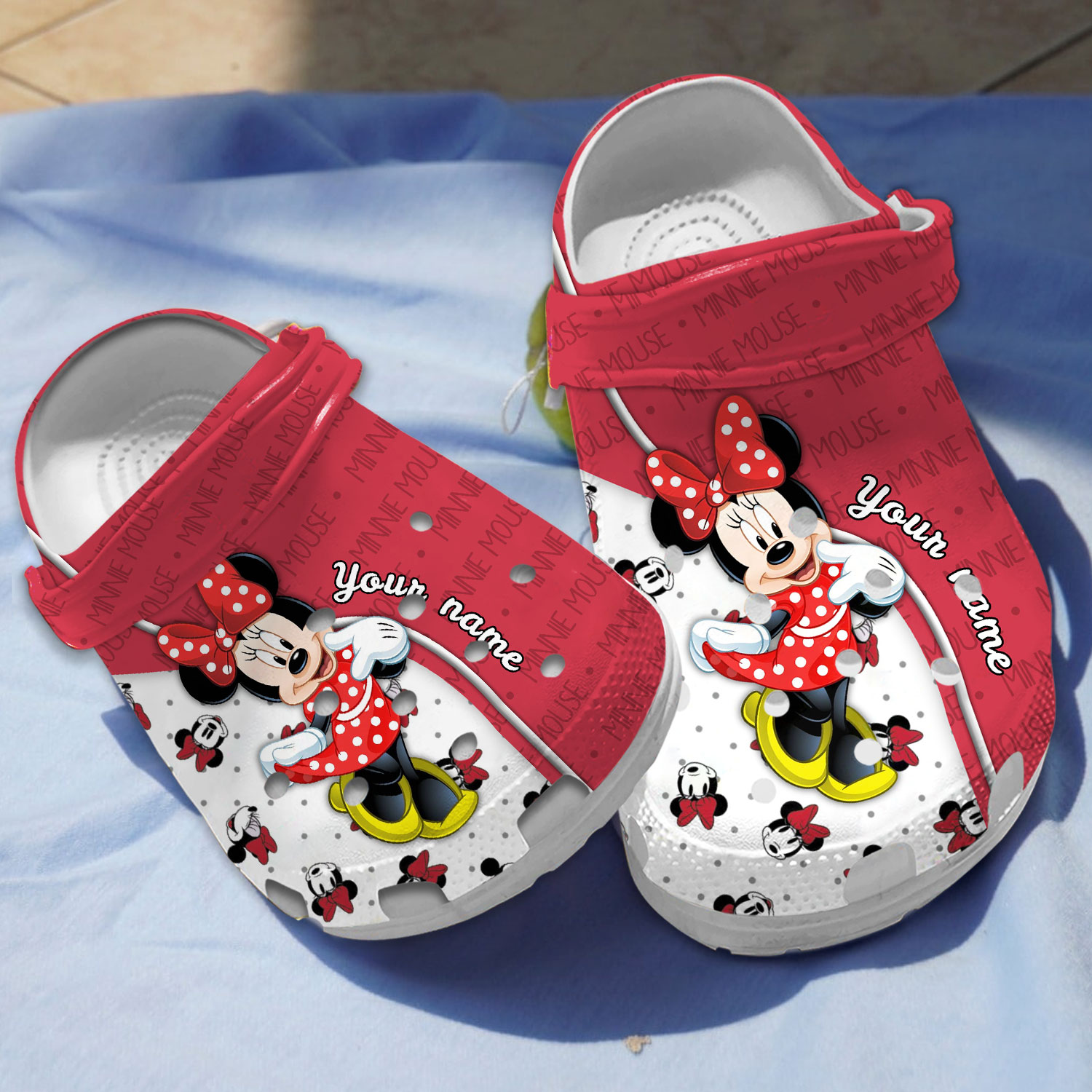 personalized unique minnie mouse clogs lightweight and durable footwear cki1w
