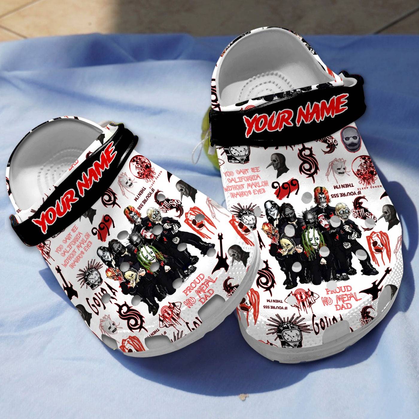 personalized unique slipknot music band clogs for kids 26 adults ieedt