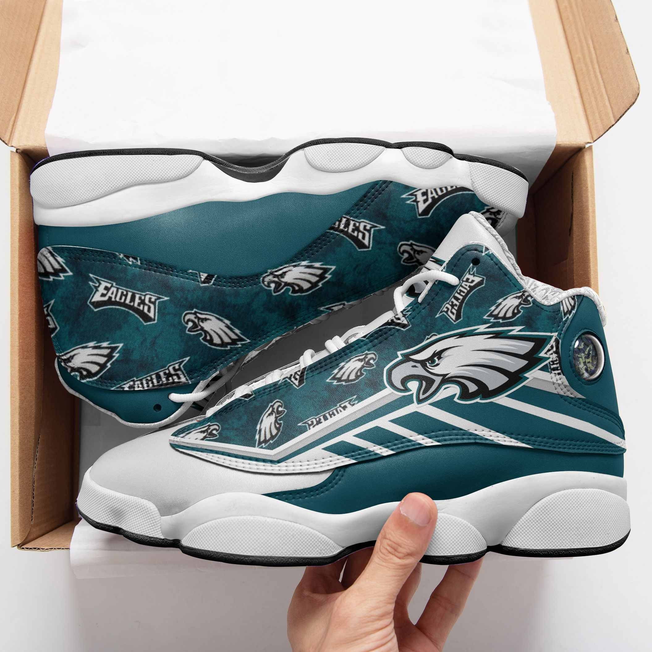 philadelphia eagles air jd13 sneakers 646 5s7oh