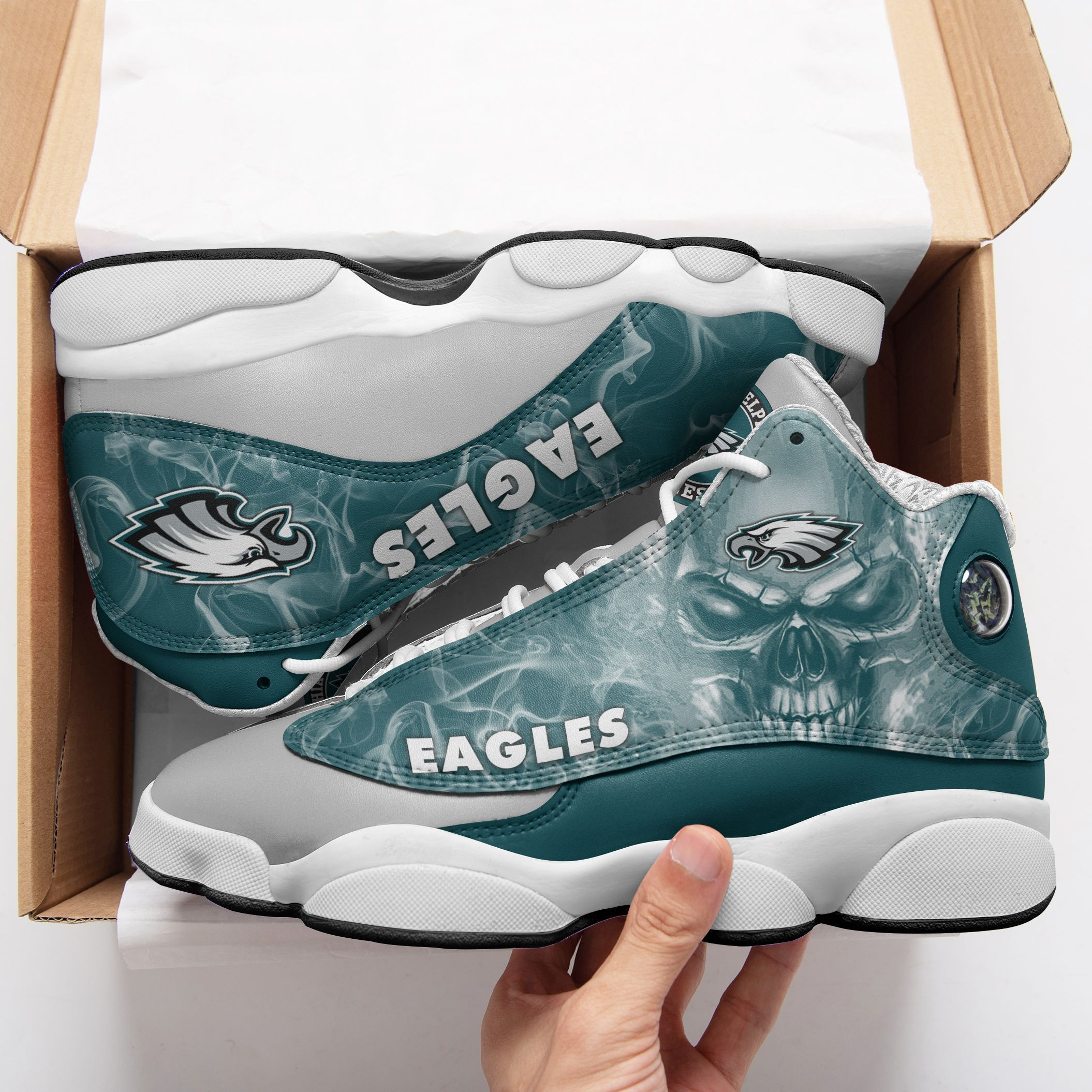 philadelphia eagles ajd13 sneakers 716 vdmdk