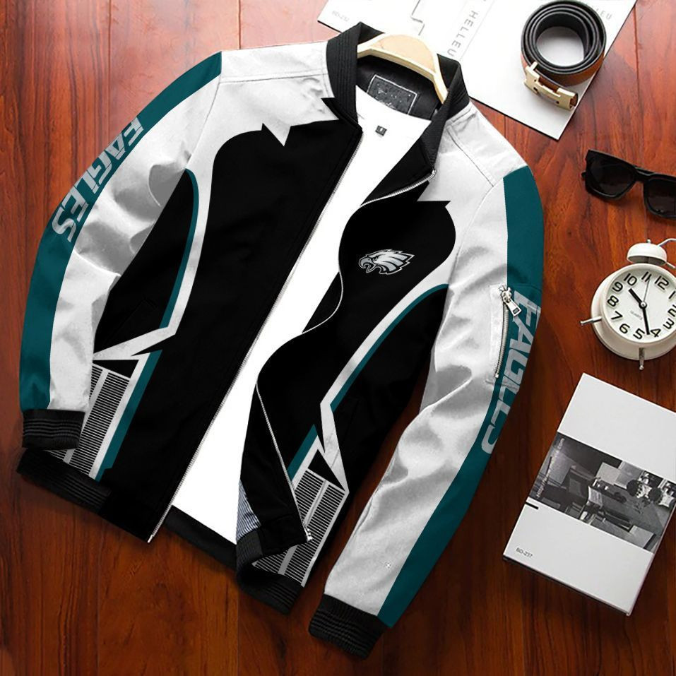 philadelphia eagles bomber jacket 050 5trah
