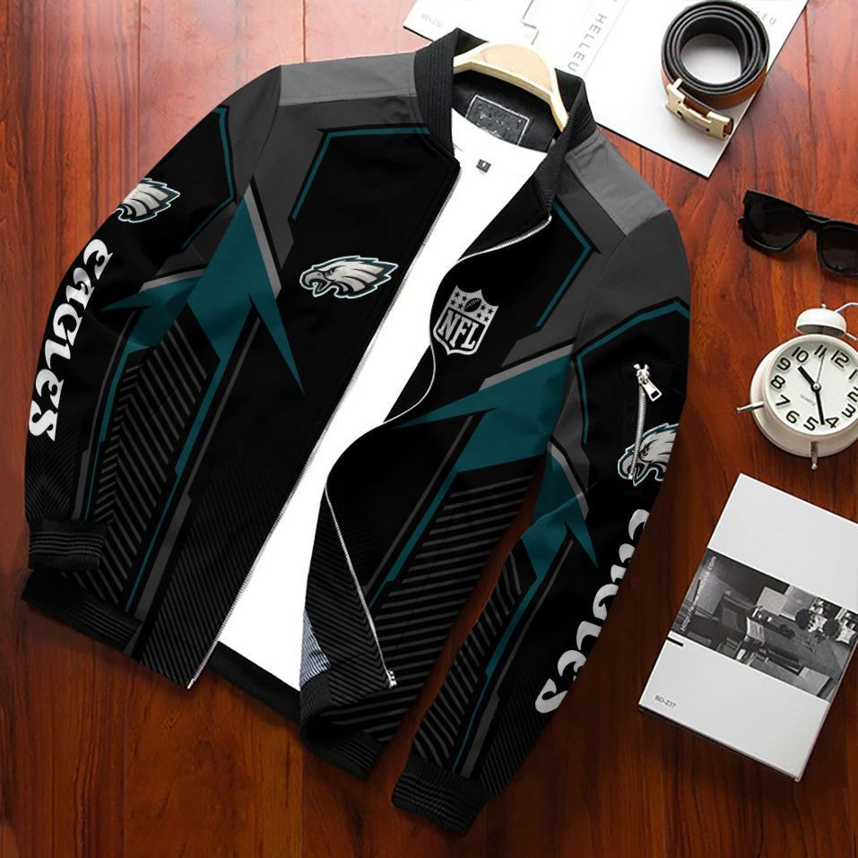 philadelphia eagles bomber jacket 288 mrlf3
