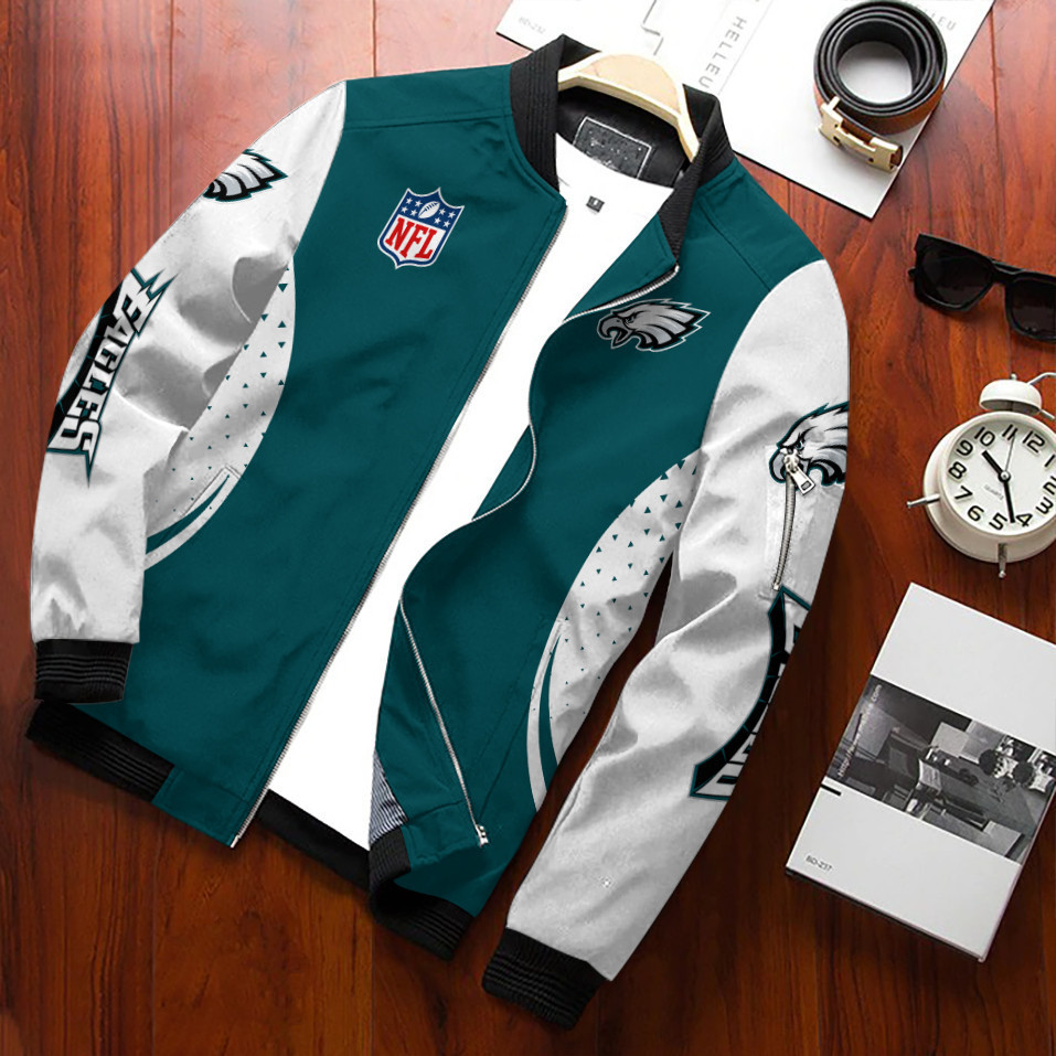 philadelphia eagles bomber jacket 735 woiee