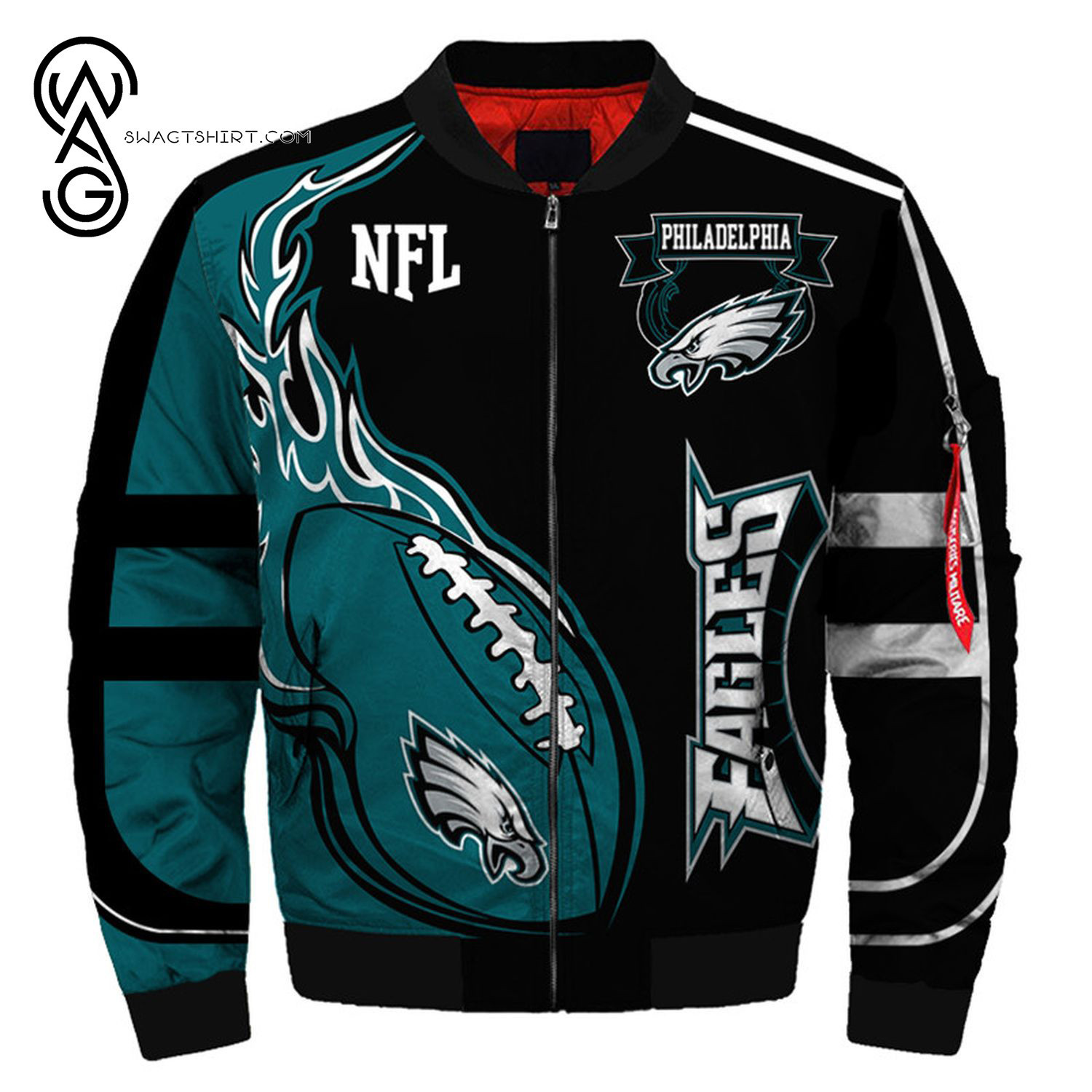 philadelphia eagles bomber jacket bg01 hf9yh