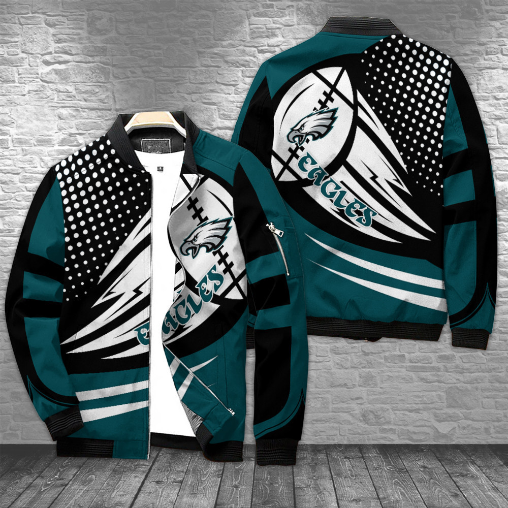 philadelphia eagles bomber jacket bg122 mq4t0
