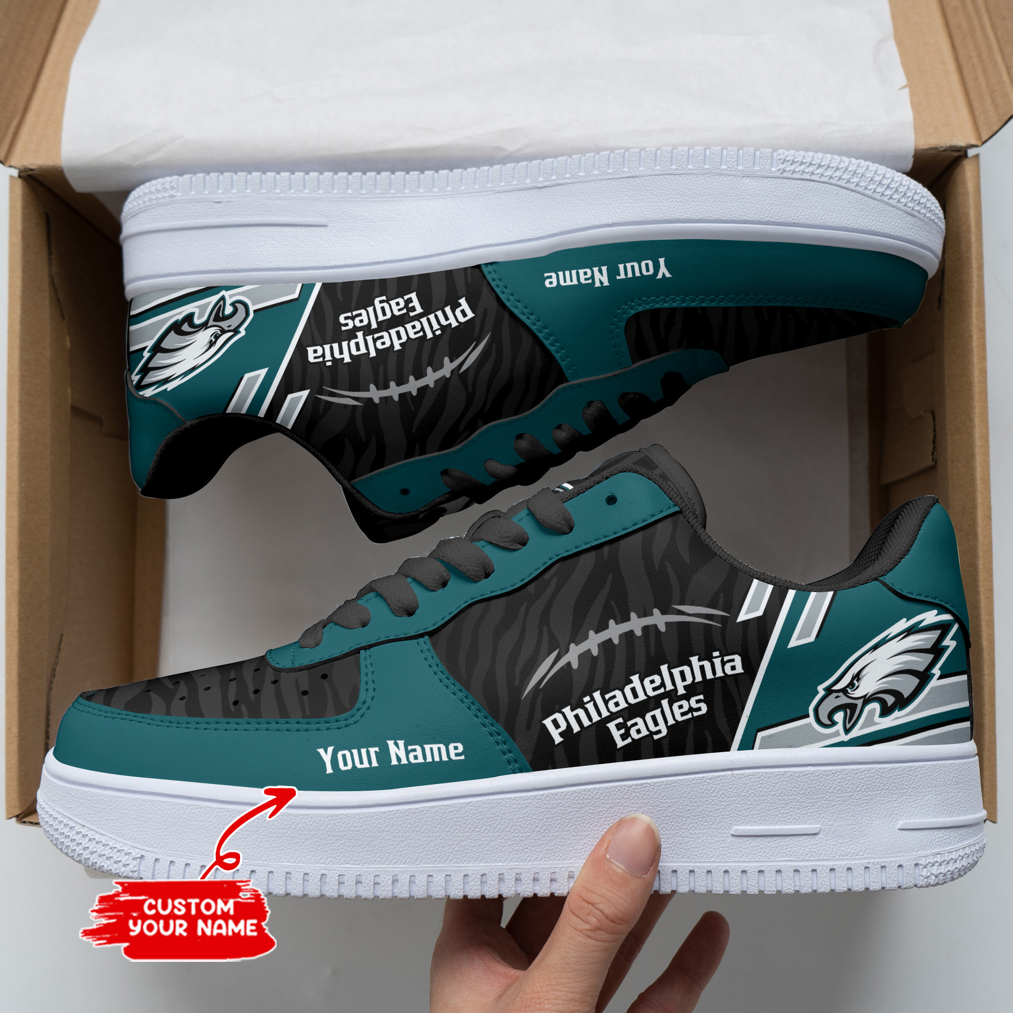 philadelphia eagles personalized af1 shoes bg267 y5d71
