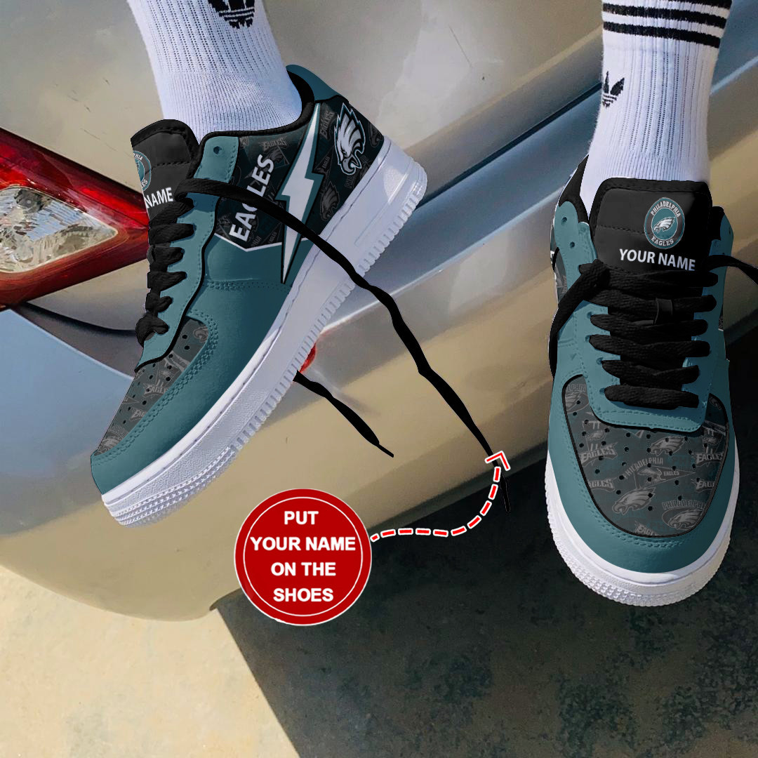 philadelphia eagles personalized af1 shoes bg281 lzicg