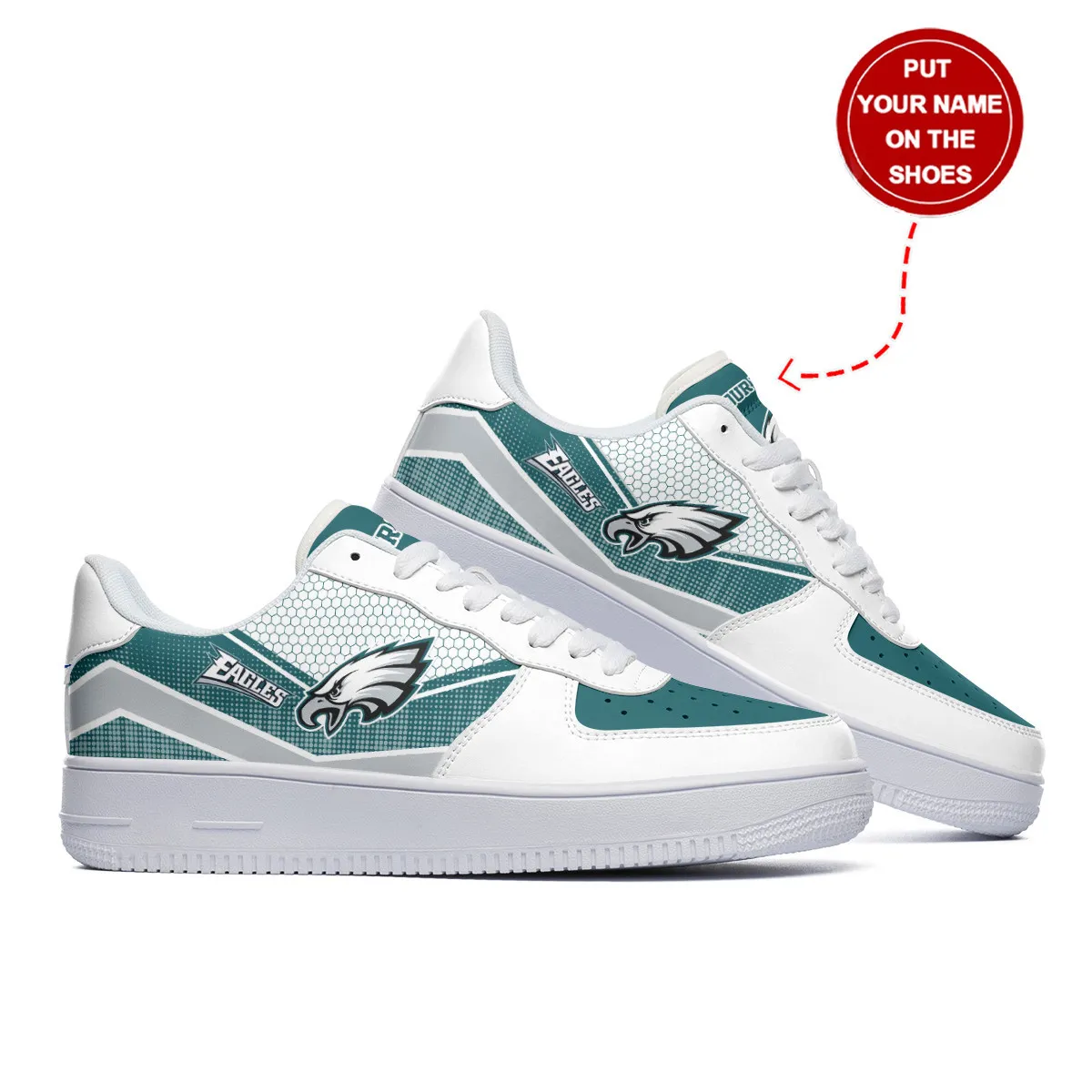 philadelphia eagles personalized af1 shoes bg297 kiuah