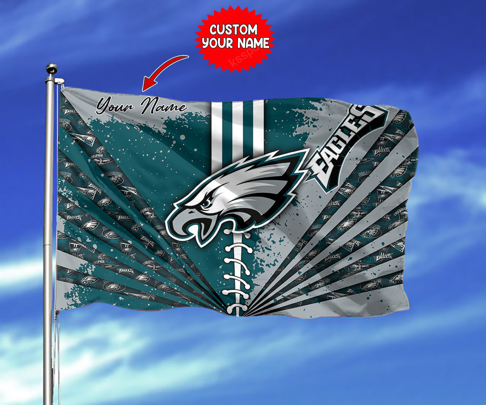 philadelphia eagles personalized flag 357 u3ljk