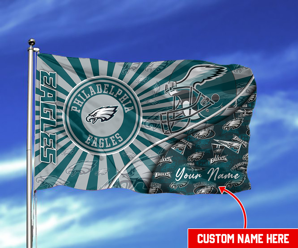 philadelphia eagles personalized flag 409 qqjwv