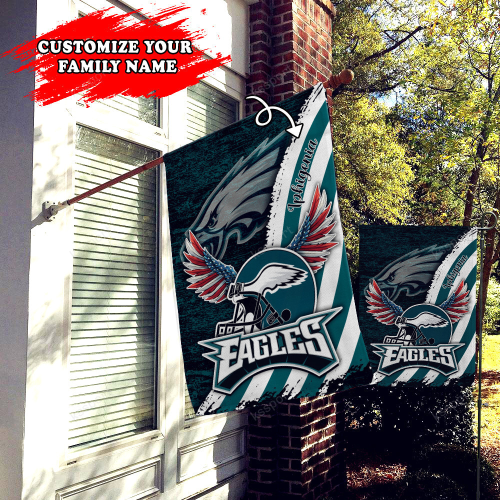 philadelphia eagles personalized flag 466 uporg